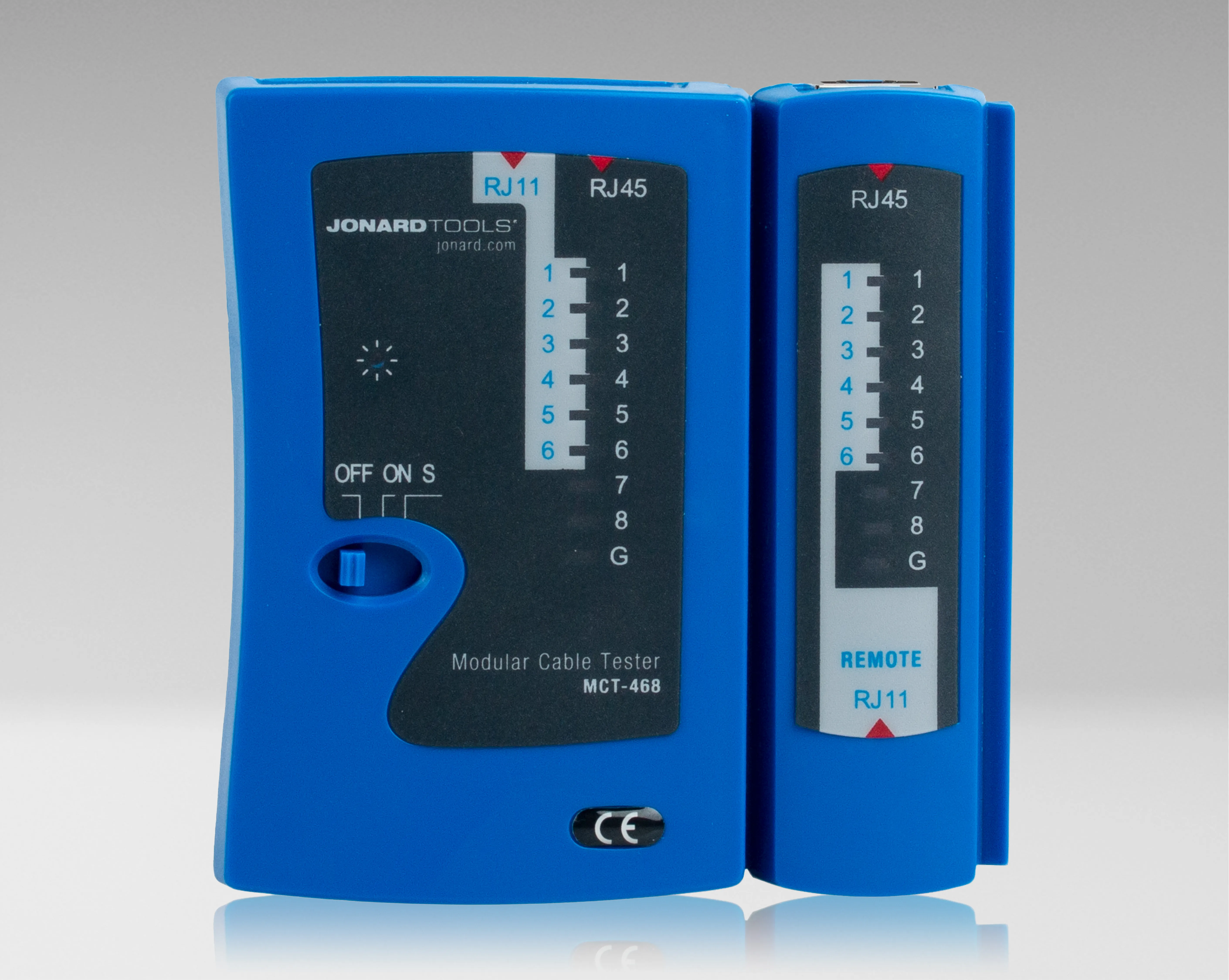 MCT-468 - Modular Cable Tester for RJ45, RJ12, RJ11 Cables