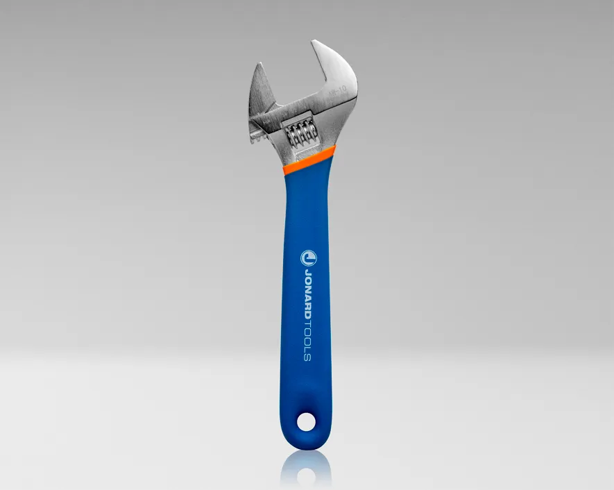 AW-10 - Adjustable Wrench 10" with Extra Wide Jaws