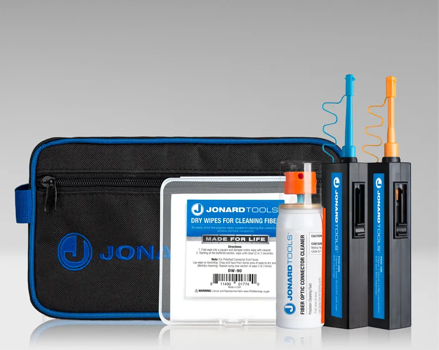 TK-182 - Fiber Optic Connector Cleaning Kit