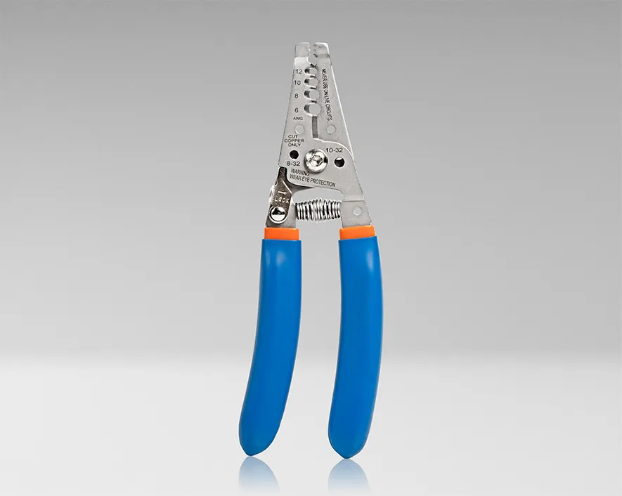 WSS-612 - Stainless Steel Curved Wire Stripper, 6-12 AWG